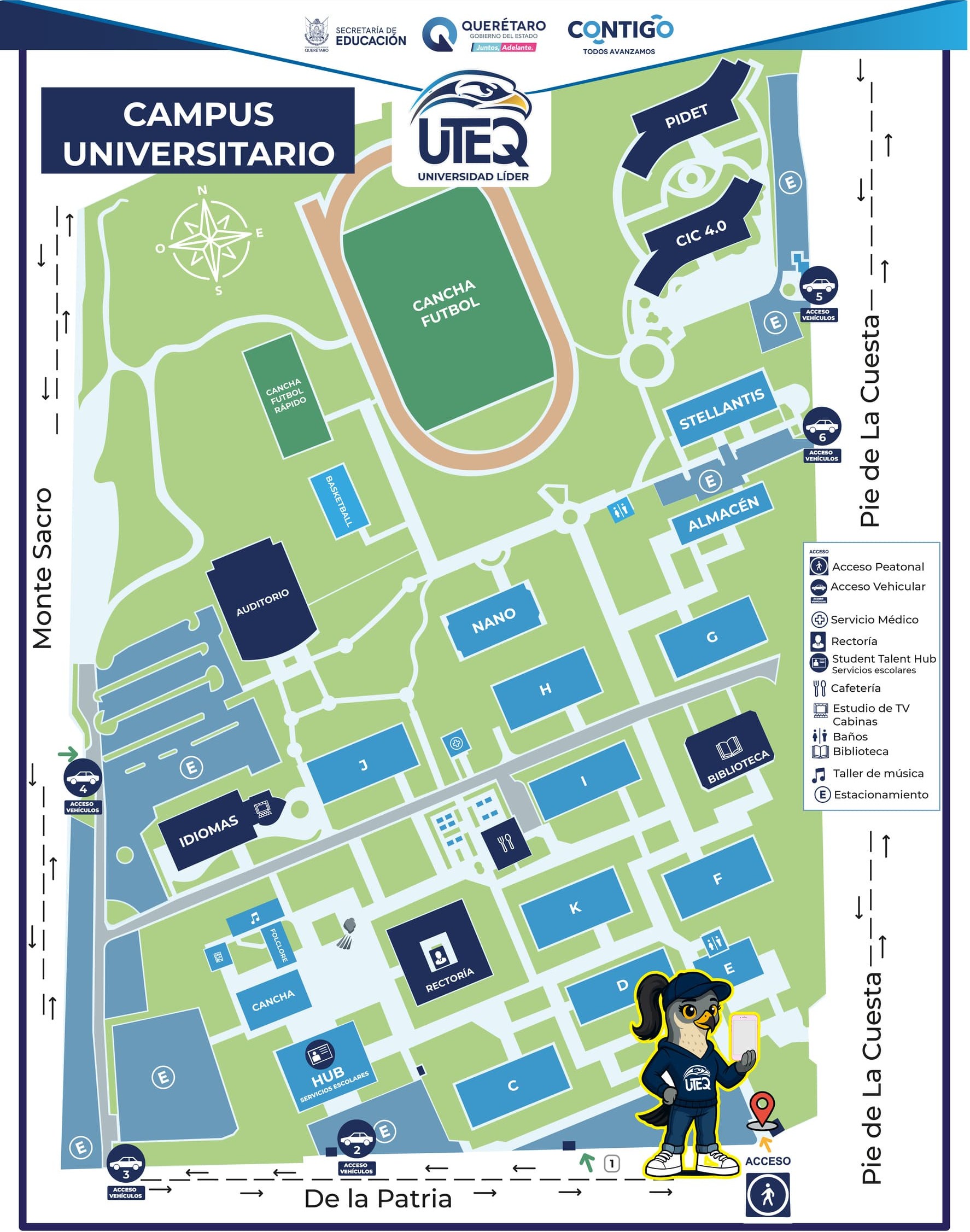 Mapa del Campus UTEQ